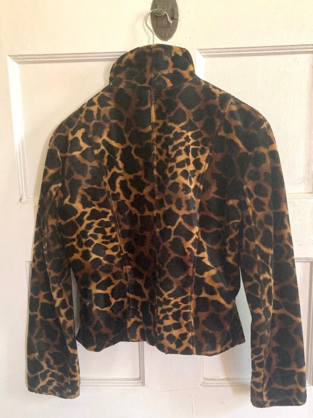 cheetah print French jacket